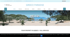 Desktop Screenshot of greeceparadise.com